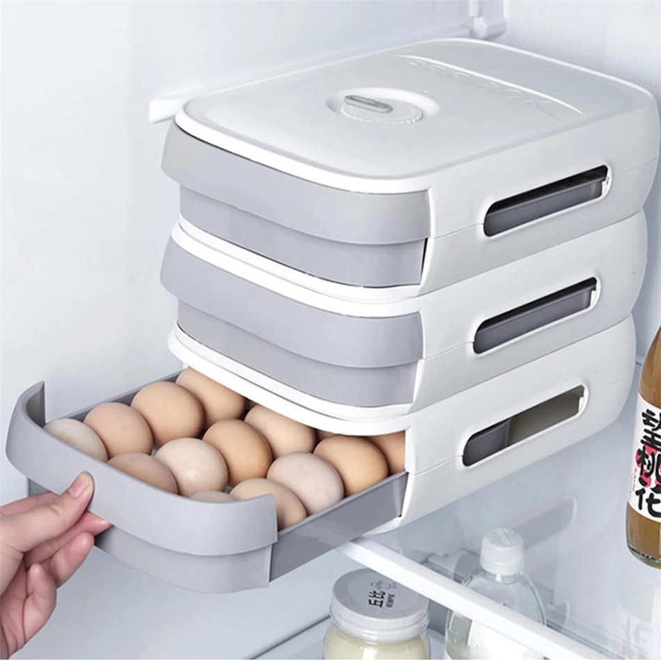 Boîte de Rangement d’Œufs au Réfrigérateur - Gadget Maison