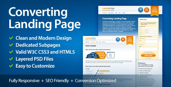 Converting Landing Page